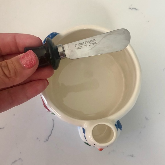 Snowman dip bowl - Picture 3 of 3